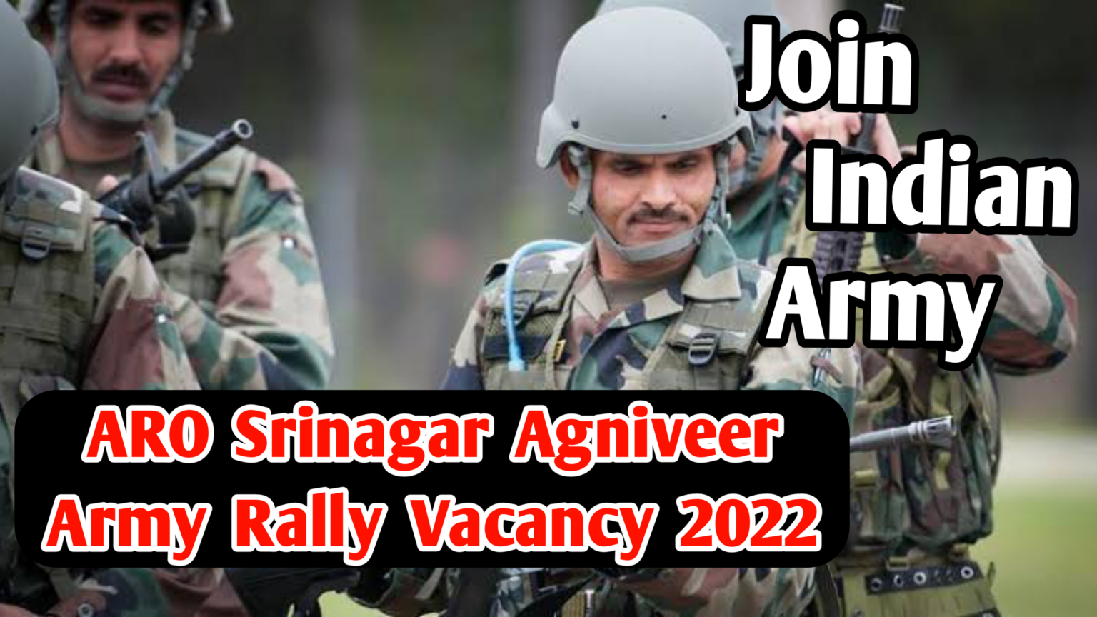 Srinagar Agniveer Army Rally Bharti